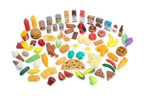 Pretend Food Toy Play Set - Huge 125 Piece Ultimate Kitchen Set - Great for Imaginative Play