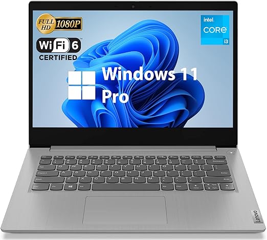 Lenovo IdeaPad 3 Laptop, 14" FHD Display, Dual-core Intel i3-1115G4, 20GB RAM, 1TB SSD, Webcam, HDMI, 4 in 1 Card Reader, Dolby Audio, WiFi 6, 7.5 Hours Battery Life, Windows 11 Pro, Grey, MarsPC