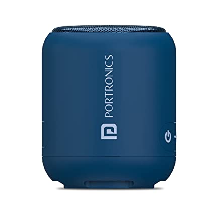 Portronics SoundDrum 1 10W TWS Portable Bluetooth 5.0 Speaker with Inbuilt-FM & Type C Charging Cable Included(Blue)