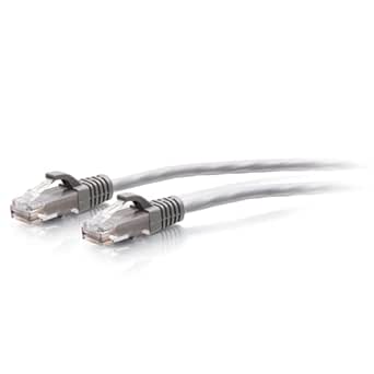 20ft (6.1m) Cat6a Snagless Unshielded (UTP) Slim Ethernet Network Patch Cable - Gray