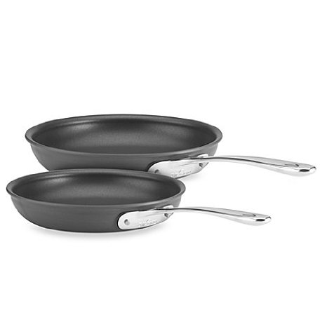 All-clad B1 Hard Anodized Nonstick 8-inch and 10-inch Durable Convinient Exceptional Fry Pans Set