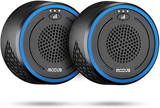 Modus Ultrasonic Pest Repeller 2 Packs, Plug in Ultrasonic Pest Control Device, 360° Protection, 3 Intensity Modes for Kitchen, Home, Warehouse, Garage, Hotel, Anti Mouse, Rats, Mosquito, Cockroach