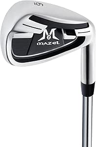 MAZEL Golf Individual Iron 1,2,3,4,5,6,7,8,9, Golf Iron with Steel Shafts for Right Handed Golfers