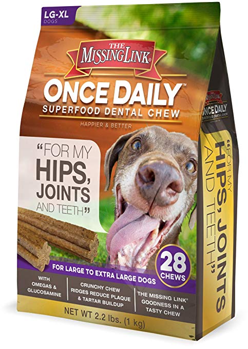 The Missing Link - Once Daily All Natural Omega Dental Chew - Hips, Joints & Teeth