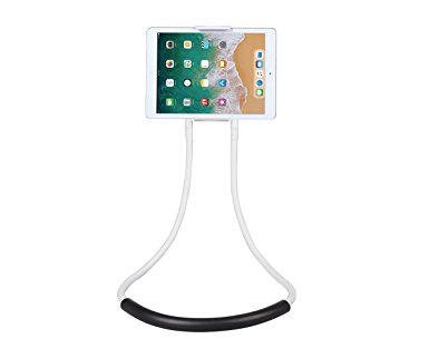 Cell Phone Holder Lazy Bracket with Flexible Long Arm Mount Easy to Adjust to Any Shape You Like, Universal for Smartphone and Tablets(White)