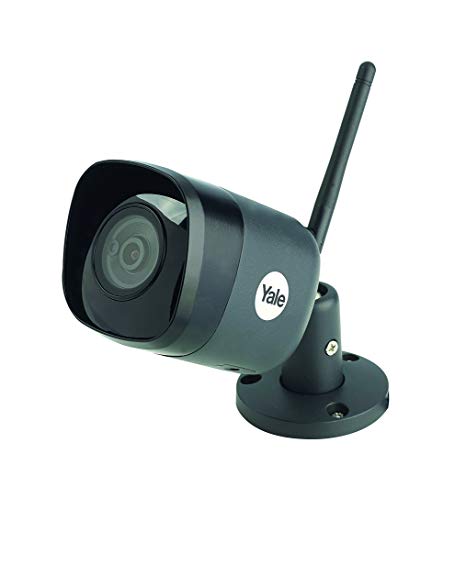 Yale SV-DB4MX-B Smart Home WiFi Outdoor Standalone CCTV Camera-4MP, Full HD, in-App Control, Black