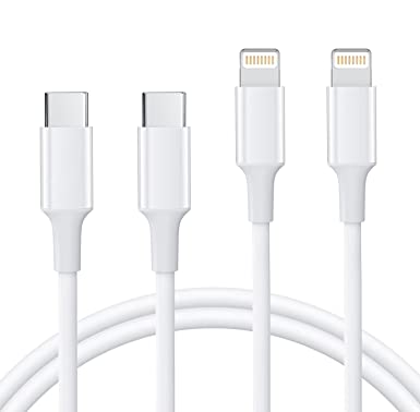 Sundix USB C to Lightning Cable, 2Pack 10FT iPhone Fast Charger Cable [MFi Certified] Type C Charging Cord Compatible with iPhone 14/14Plus/13/13Mini/13ProMax/12/12Pro Max/11/11Pro/11Pro MAX/XS MAX