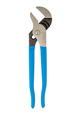 Channellock 420 9.5-Inch Straight Jaw Tongue and Groove Pliers | Groove Joint Plier with Comfort Grips | 1.5-Inch Jaw Capacity | Laser Heat-Treated 90° Teeth| Forged from High Carbon Steel | Patented Reinforcing Edge | Made in USA