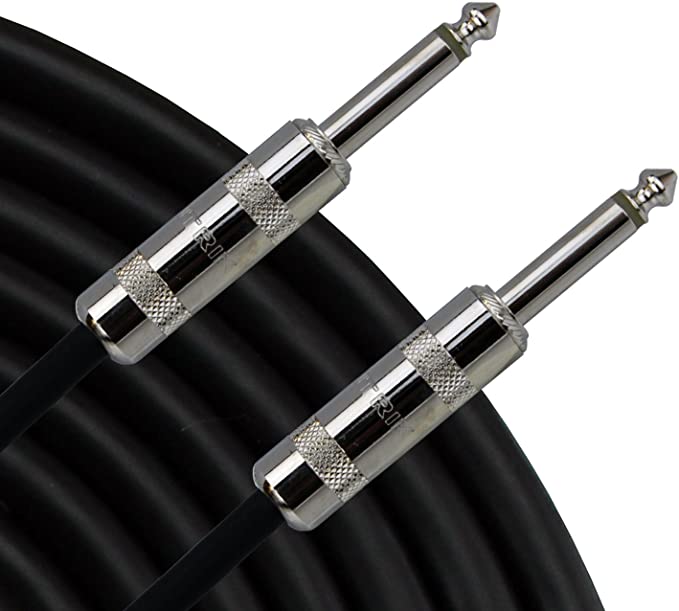 StageMASTER SEG-15 15-Feet Instrument 1/4-Inch Straight Each End Connector Low Noise Shielded Cable