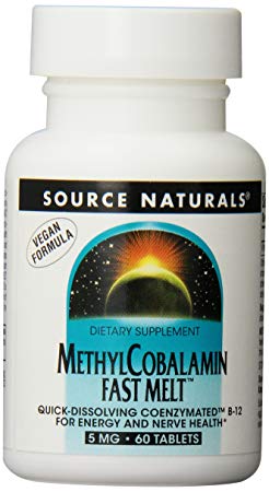 Source Naturals MethylCobalamin, Vitamin B-12, 60 Tab