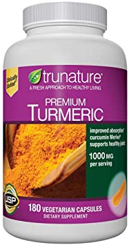 trunature® Premium Turmeric 1000 mg, 180 Vegetarian Capsules