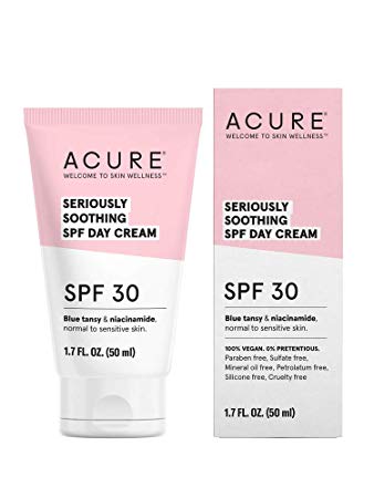 Acure Seriously Soothing Spf 30 Face Cream, 1.7 Ounce