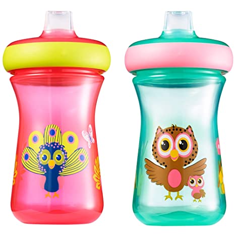 The First Years Soft Spout Sippy Cups, 9 Ounces (Pack of 2)