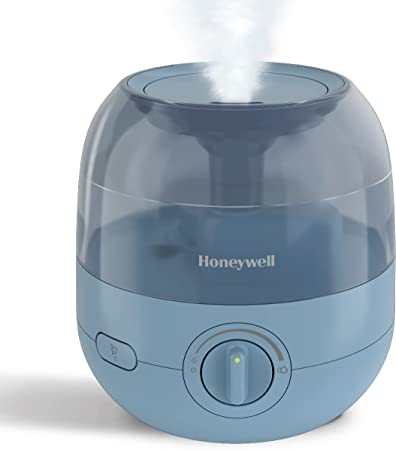 Honeywell Mini Cool Mist Humidifier, Blue – Cool Mist Humidifier for Bedroom or Office