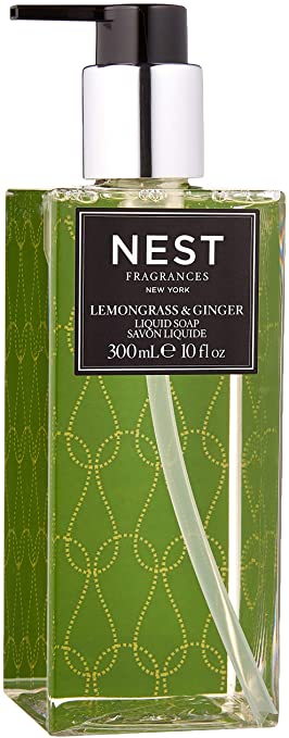 NEST Fragrances Liquid Hand Soap- Lemongrass and Ginger, 300ml