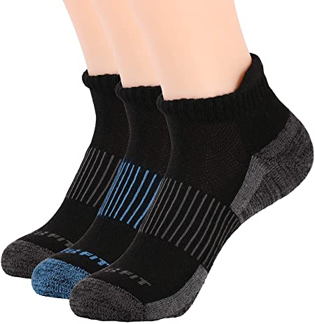 Copper Fit Unisex Copper Infused No Show Socks - 3 Pack
