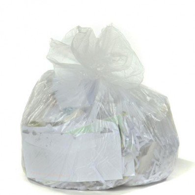Clear 4 Gallon Trash bag, 17"Wx18"H, 2000/Case, 6 Microns