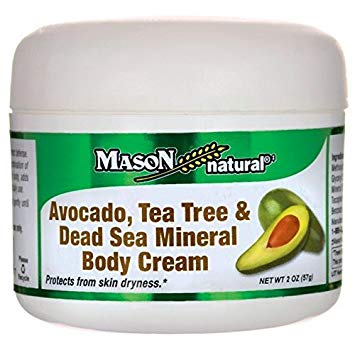 Avocado, Tea Tree & Dead Sea Mineral Body Cream 2 oz (57 grams) Cream by Mason Naturals