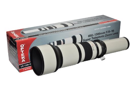 Opteka 650-2600mm High Definition Telephoto Zoom Lens for Canon EOS 7D, 6D, 5D, 5Ds, 1Ds, 1Dx, 70D, 60D, 60Da, 50D, 40D, T6s, T6i, T5i, T5, T4i, T3i, T3 and SL1 Digital SLR Cameras