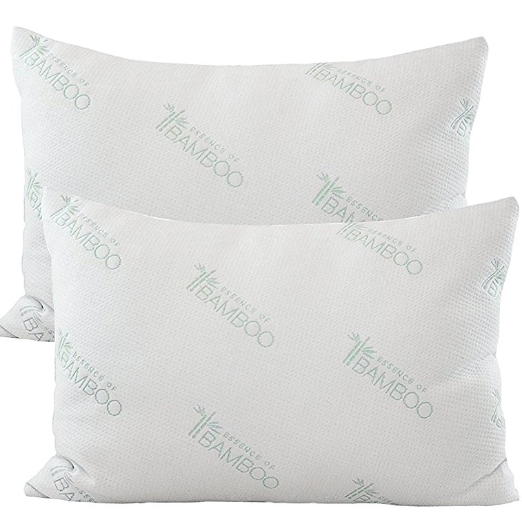 Queen Sized 2 Pack Bed Pillows For Sleeping in Luxurious Comfort - Soft Down Alternative Gel Fiber Fill - The Soft Pillow Lovers Dream Come True