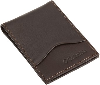 Columbia Men's Leather Front Pocket Wallet