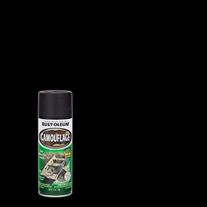 Rust-Oleum 1916-830 1916830 Camouflage Spray, Black, 12-Ounce