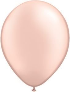 Single Source Party Supplies - 11" Pastel Pearl Peach Latex Balloons - Bag of 10