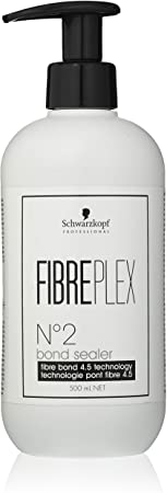 Schwarzkopf Professional FibrePlex N°2 Bond Sealer Deep Hair Treatment After Bleaching, Colour Lifting and Colouring (Seals The Outer Surface for Long-Lasting Strength, Suppleness and Shine) 17 oz