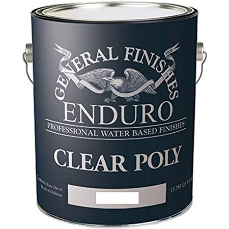 General Finishes Enduro Water Based Clear Poly, 1 Gallon, Satin