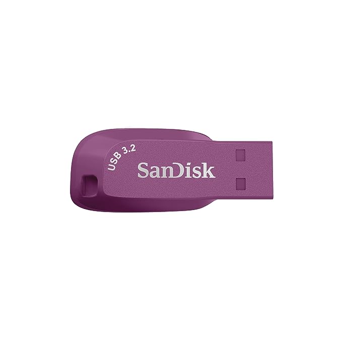 SanDisk Ultra Shift USB Flash Drive 32GB, USB 3.2 Gen 1, Cattleya Orchid Colour