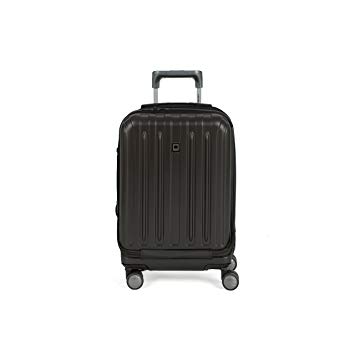 Delsey Helium Titanium 19" International Carry-On Expandable Spinner Luggage, Black