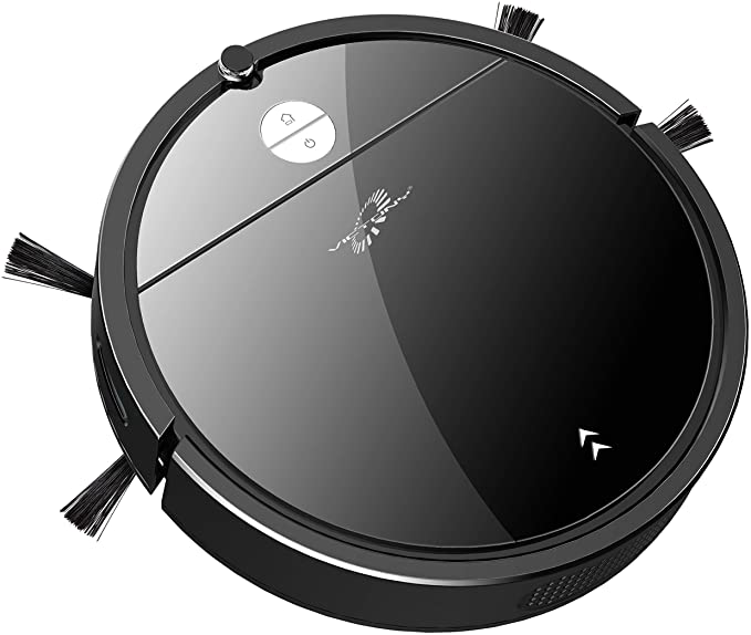 Robot Vacuum, VICTONY Robotic Vacuum Cleaner, Wi-Fi Connectivity, 1650Pa Suction, Self-Charging, Multiple Cleaning Modes, Best for Pet Hairs, Hard Floor & Medium Carpet BL03