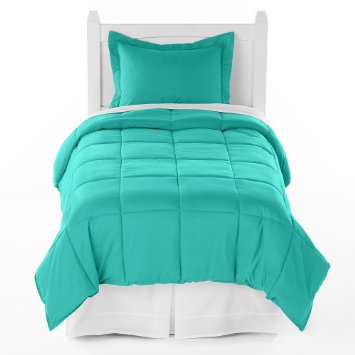 Ivy Union Premium Down Alternative Comforter Set Twin XL Extra Long / Twin (Turquoise)