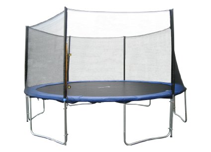 Exacme 6W Legs Trampoline with Safety Pad & Enclosure Net & Ladder All-in-One Combo Set