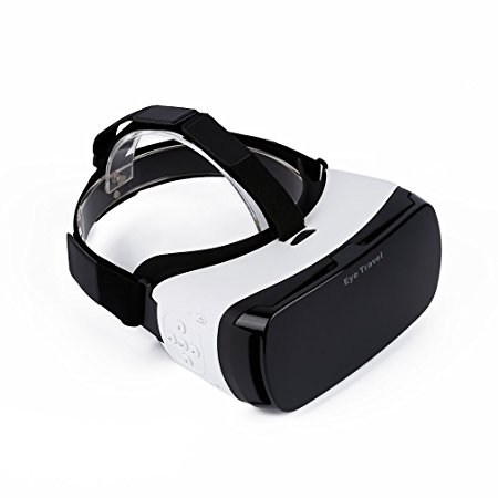 Tsing 3D Virtual Reality Goggles Headset/Glasses Bluetooth VR Android Box for iPhone IOS & Android 4.5-5.5 inches Smartphone,Eye Travel VR
