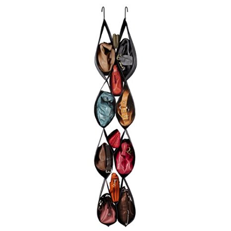 Umbra Pocketta Hanging Shoe/Handbag Organizer, Black