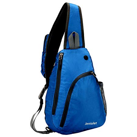 Sling Bag, Sling Backpack Water Resistant Crossbody Backpacks for Men Women Travel Hiking
