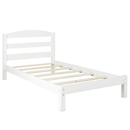 Dorel Living Braylon Twin Bed, White