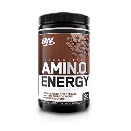 Optimum Nutrition Amino Energy with Green Tea and Green Coffee Extract, Flavor: Iced Mocha Cappucino, 30 Servings