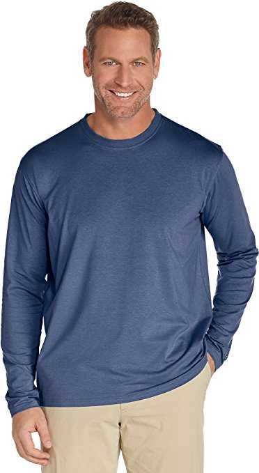 Coolibar UPF 50  Men's Long Sleeve T-Shirt - Sun Protective