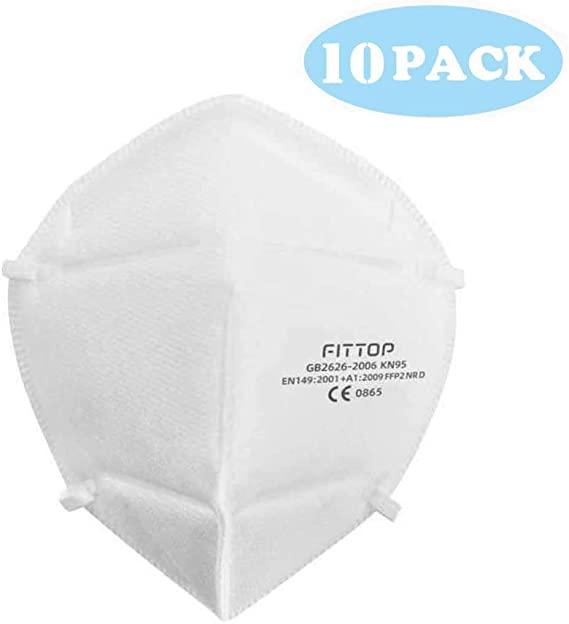 10Pcs KN95 Face Masks, Antiviral Germ Flu Pollution Dust Filter Safety Medical Sanitary Surgical N95 Respirator Mask