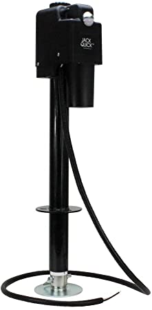 Quick Products JQ-3500B Power A-Frame Electric Tongue Jack - 3,650 lbs. Lift Capacity, Black