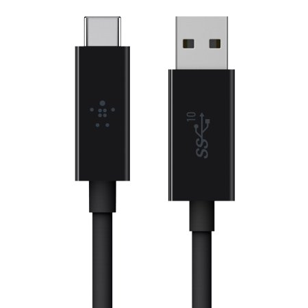 Belkin USB-IF Certified 3.1 USB-A to USB-C (USB Type C) Cable, 3 Feet / 0.9 Meters, Compatible with Samsung Galaxy Note 7