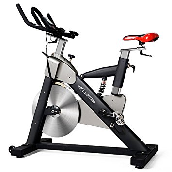Professional Indoor Cycling Bike With LCD Monitor and 55lb flywheel - Commercial Standard