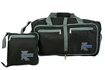 Foldable Duffel Bag Durable Lightweight Travel Bag Heavy Duty Sports Gym Bag with Shoes Compartment
