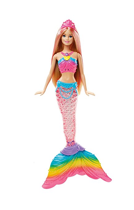 Barbie 10154 Rainbow Light-Up Barbie Mermaid Doll