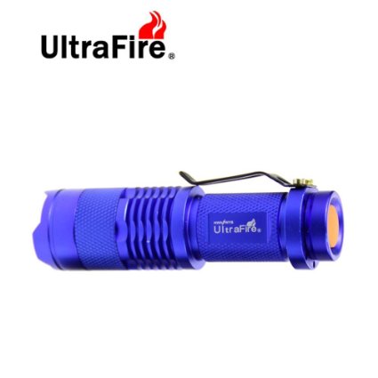 UltraFire®7W 300LM Mini CREE LED Flashlight Torch Adjustable Focus Zoom Light Lamp