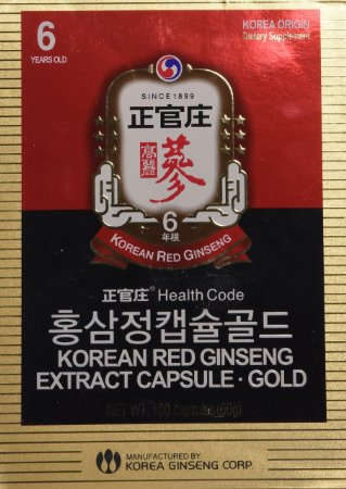 Cheong Kwanjang By Korea Ginseng Corporation Korean Red Ginseng Extract Capsule Gold 100capsule (60g)