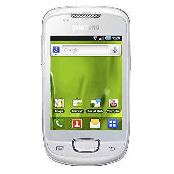 Unlocked Samsung S5570 Galaxy Mini Touchscreen, Wi-Fi, 3G, Android International Smart Phone in Chic White