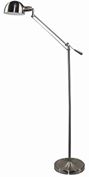 Verilux Brookfield Natural Spectrum Floor Lamp, All Metal Apothecary Lamp Inspired Design and Adjustable Head